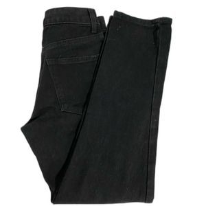 NEW Forever 21 Women’s Premium Jeans in Black, Boyfriend Stressed size 24 NWT